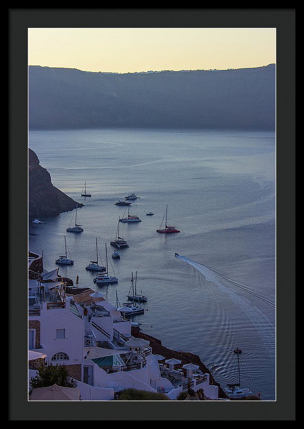 Fabulous Santorini - Framed Print