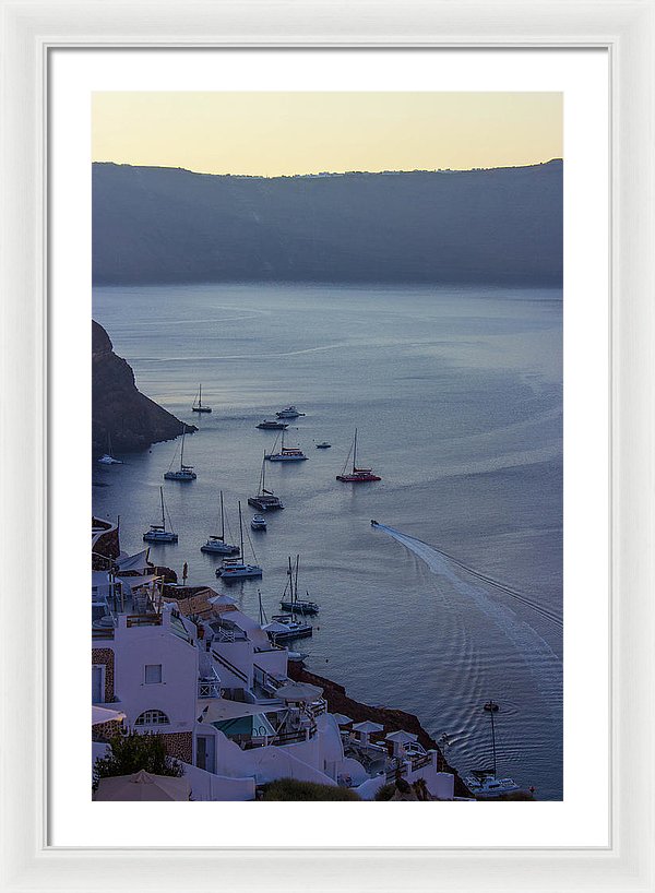 Fabulous Santorini - Framed Print