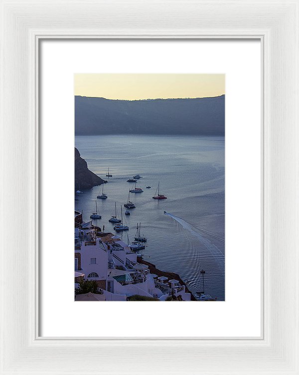 Fabulous Santorini - Framed Print