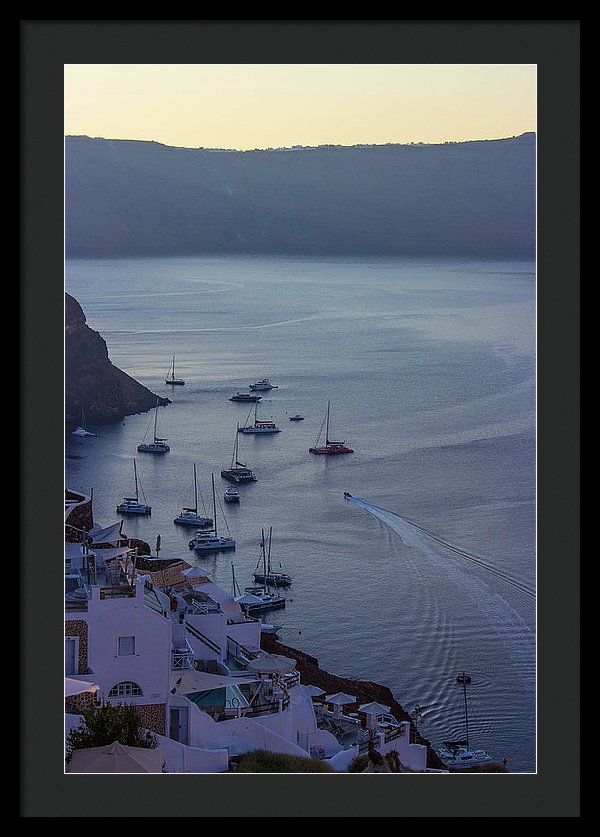 Fabulous Santorini - Framed Print