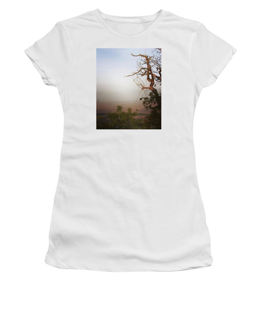 Foggy Morning - Women's T-Shirt (Athletic Fit)