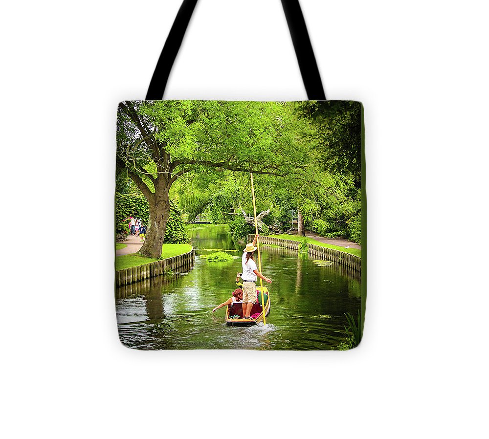 Gondola Ride Down The River - Tote Bag