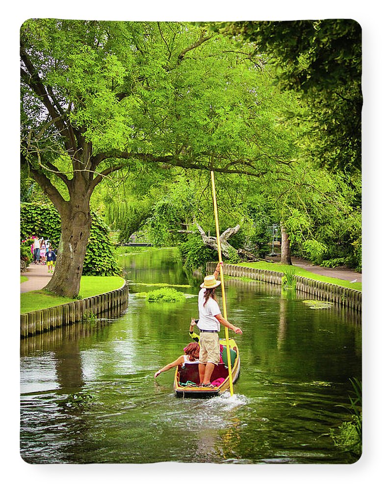 Gondola Ride Down The River - Blanket