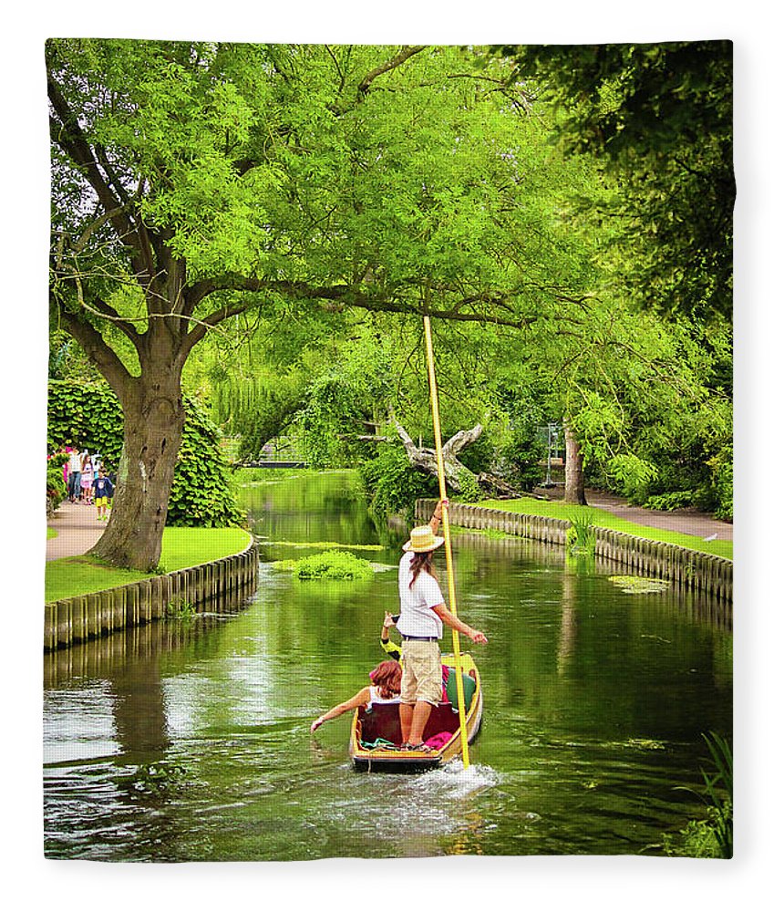 Gondola Ride Down The River - Blanket