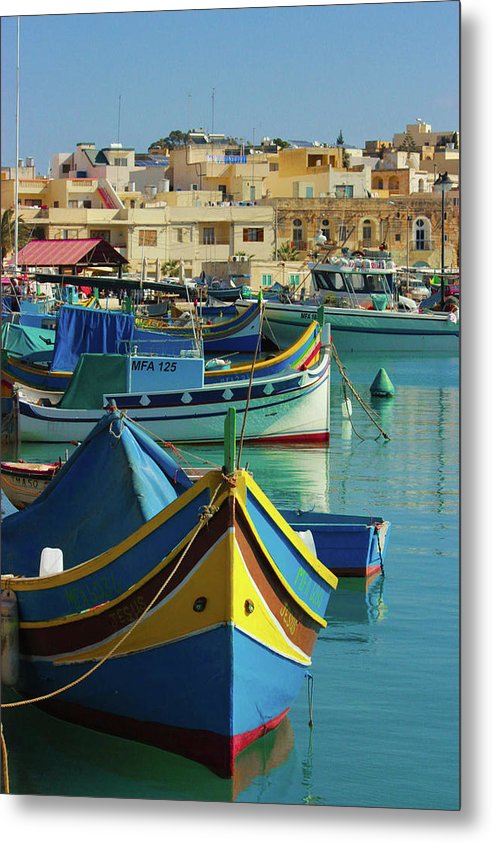 Marsaxlokk, Malta - Metal Print