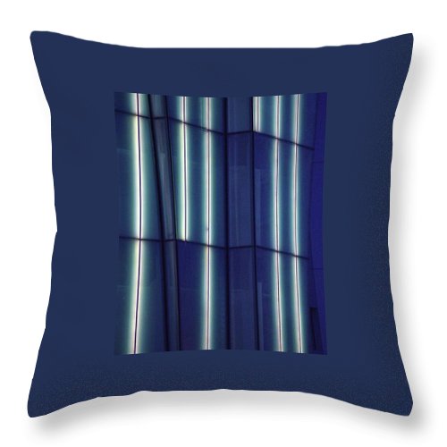 Lights And Buildings  - Throw Pillow