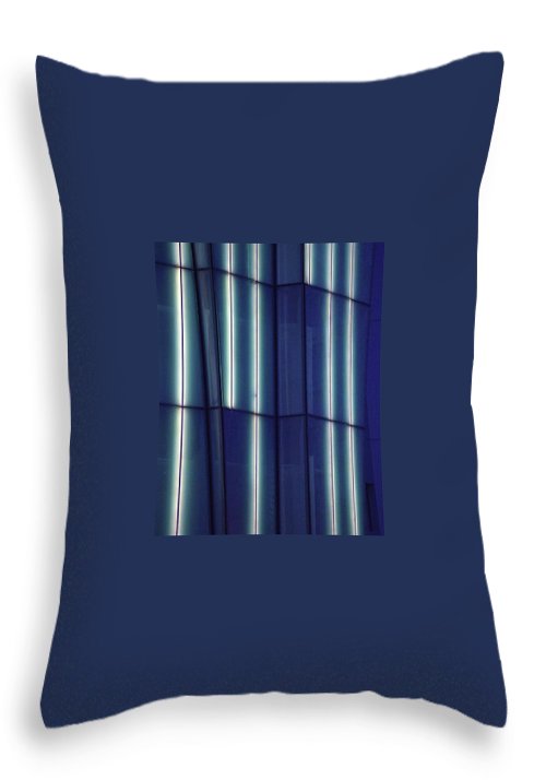 Lights And Buildings  - Throw Pillow