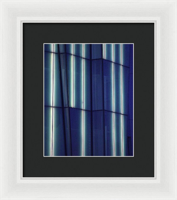 Lights And Buildings  - Framed Print