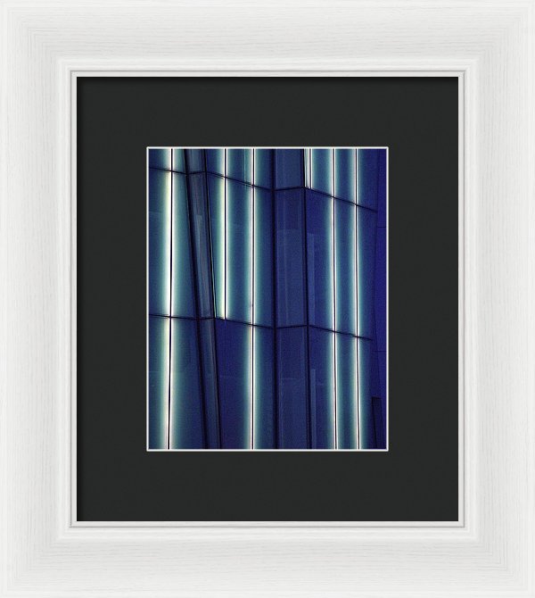 Lights And Buildings  - Framed Print