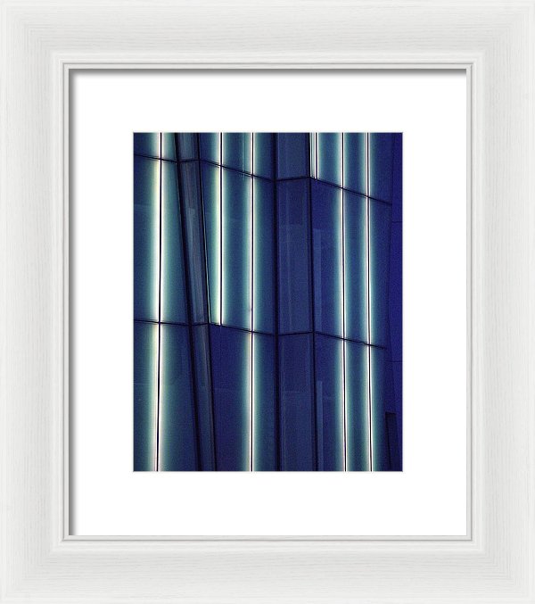 Lights And Buildings  - Framed Print