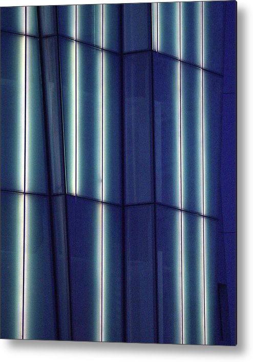 Lights And Buildings  - Metal Print