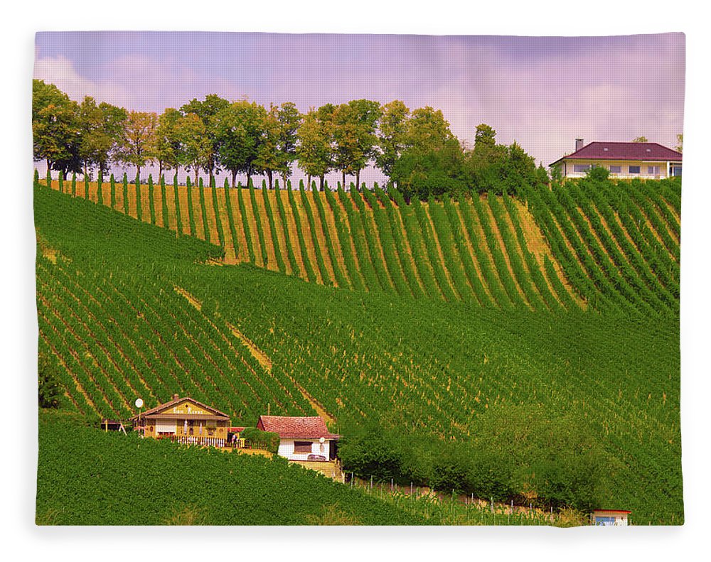 Luxembourg Vineyards Landscape  - Blanket