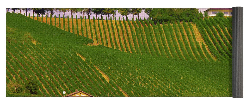 Luxembourg Vineyards Landscape  - Yoga Mat