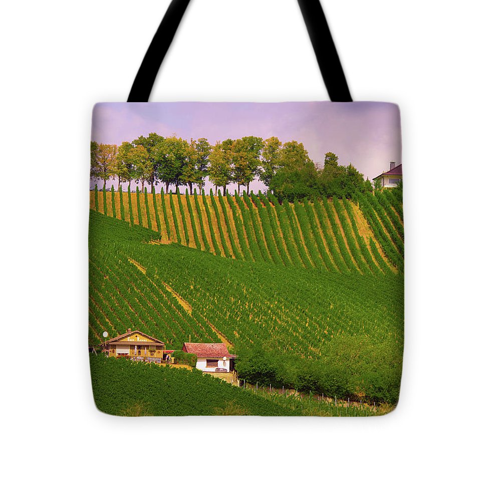 Luxembourg Vineyards Landscape  - Tote Bag