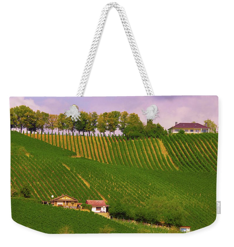Luxembourg Vineyards Landscape  - Weekender Tote Bag
