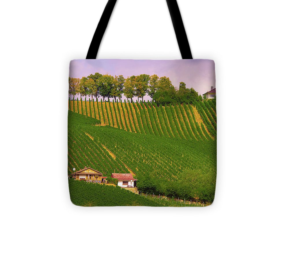 Luxembourg Vineyards Landscape  - Tote Bag