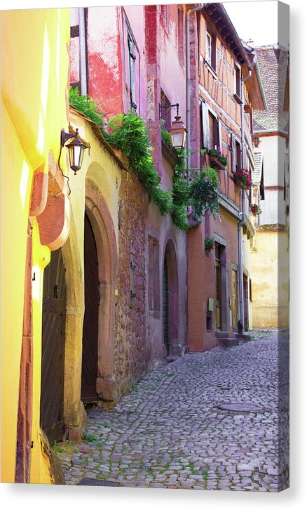 Medieval Alsace, Region In France - Canvas Print