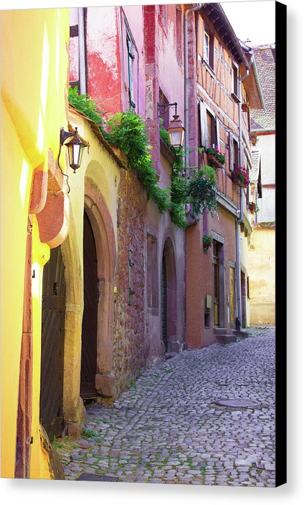 Medieval Alsace, Region In France - Canvas Print