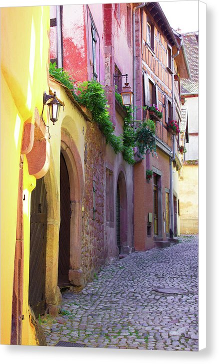 Medieval Alsace, Region In France - Canvas Print