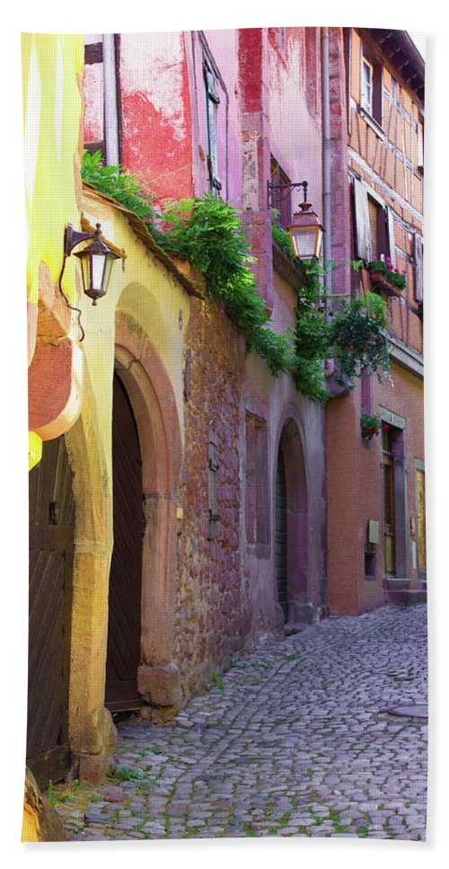 Medieval Alsace, Region In France - Bath Towel