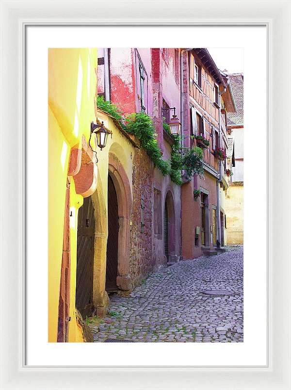 Medieval Alsace, Region In France - Framed Print