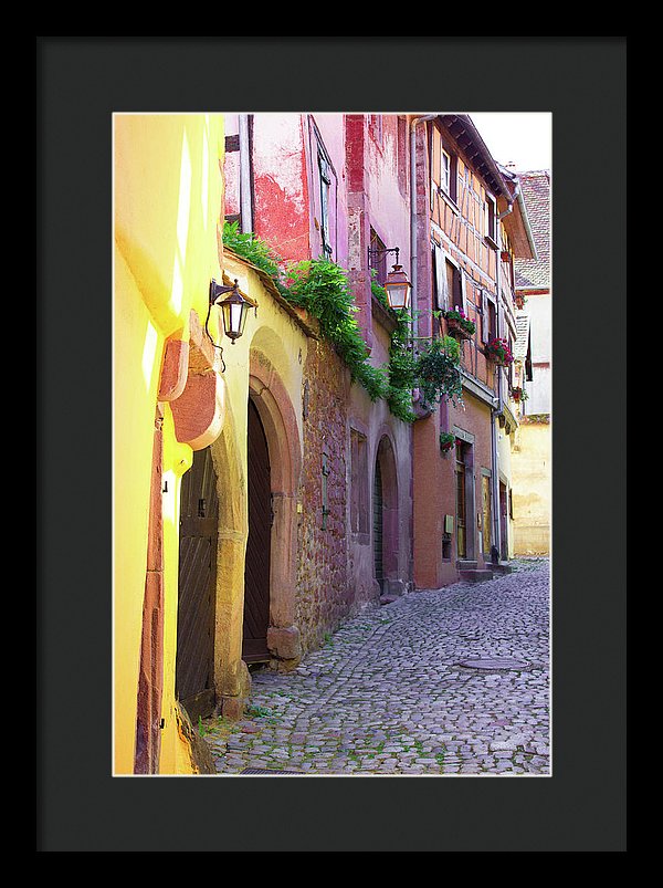 Medieval Alsace, Region In France - Framed Print