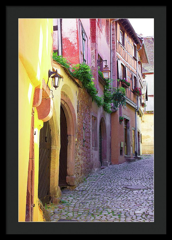 Medieval Alsace, Region In France - Framed Print