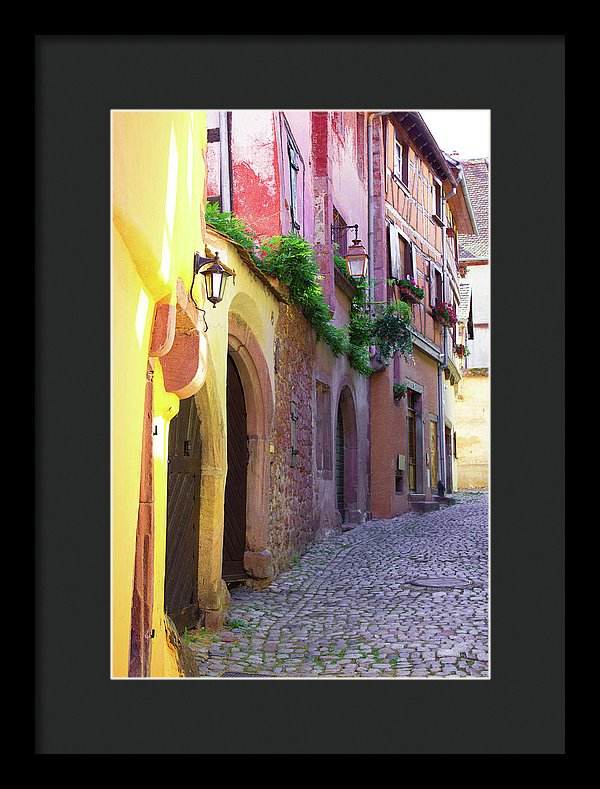 Medieval Alsace, Region In France - Framed Print