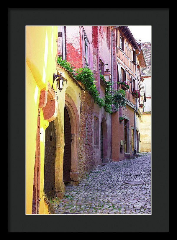 Medieval Alsace, Region In France - Framed Print