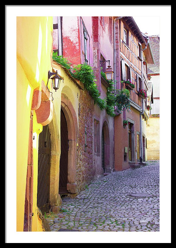 Medieval Alsace, Region In France - Framed Print