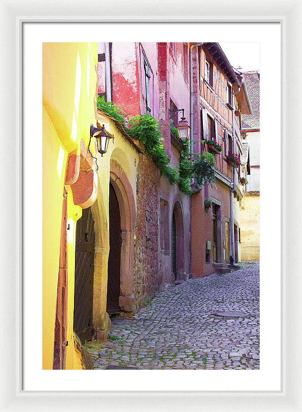 Medieval Alsace, Region In France - Framed Print