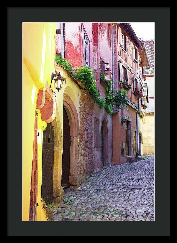 Medieval Alsace, Region In France - Framed Print