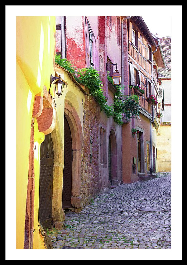 Medieval Alsace, Region In France - Framed Print