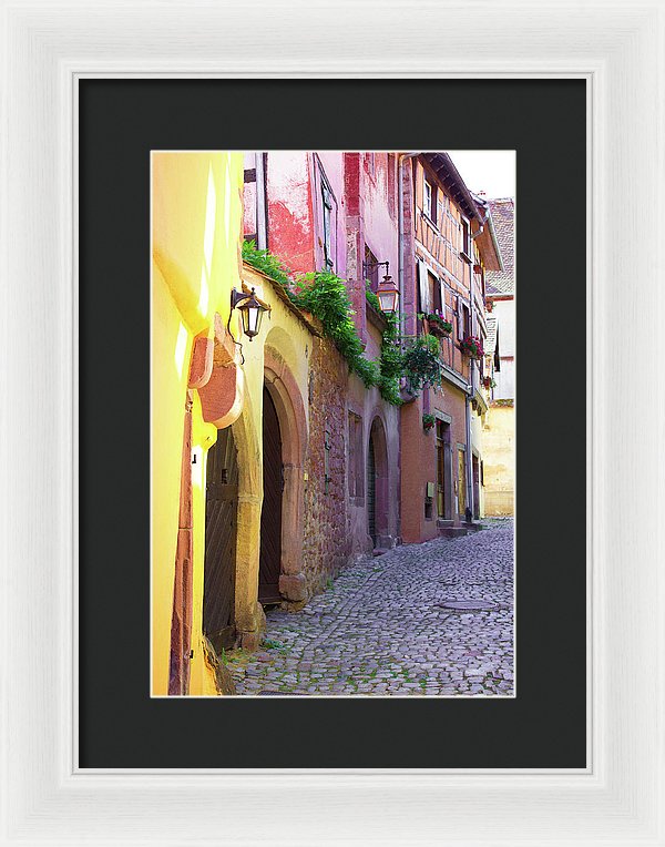 Medieval Alsace, Region In France - Framed Print