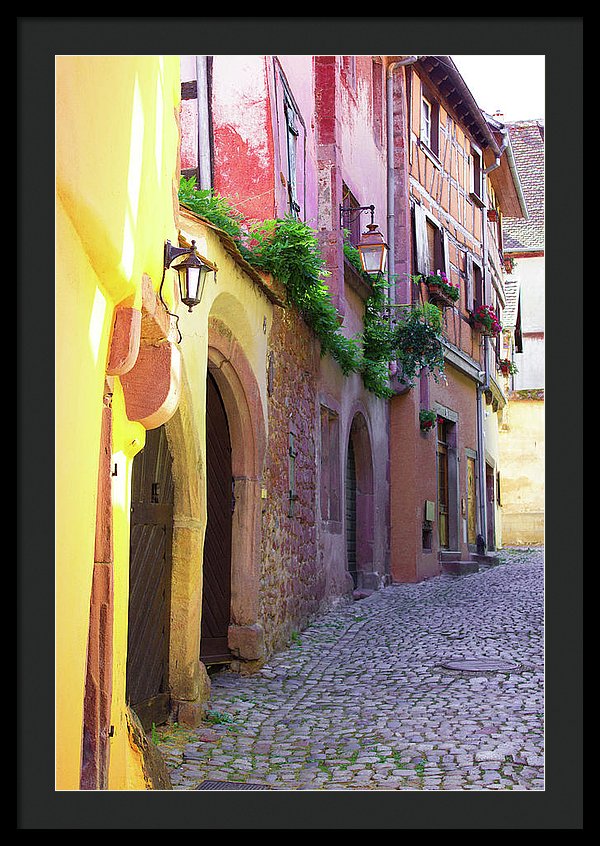 Medieval Alsace, Region In France - Framed Print