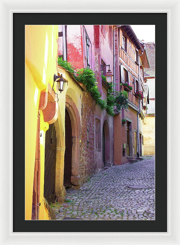 Medieval Alsace, Region In France - Framed Print