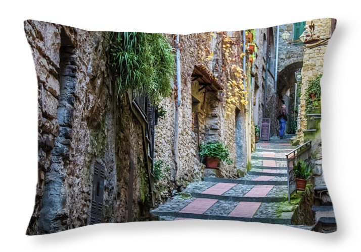 Medieval Italy  - Throw Pillow