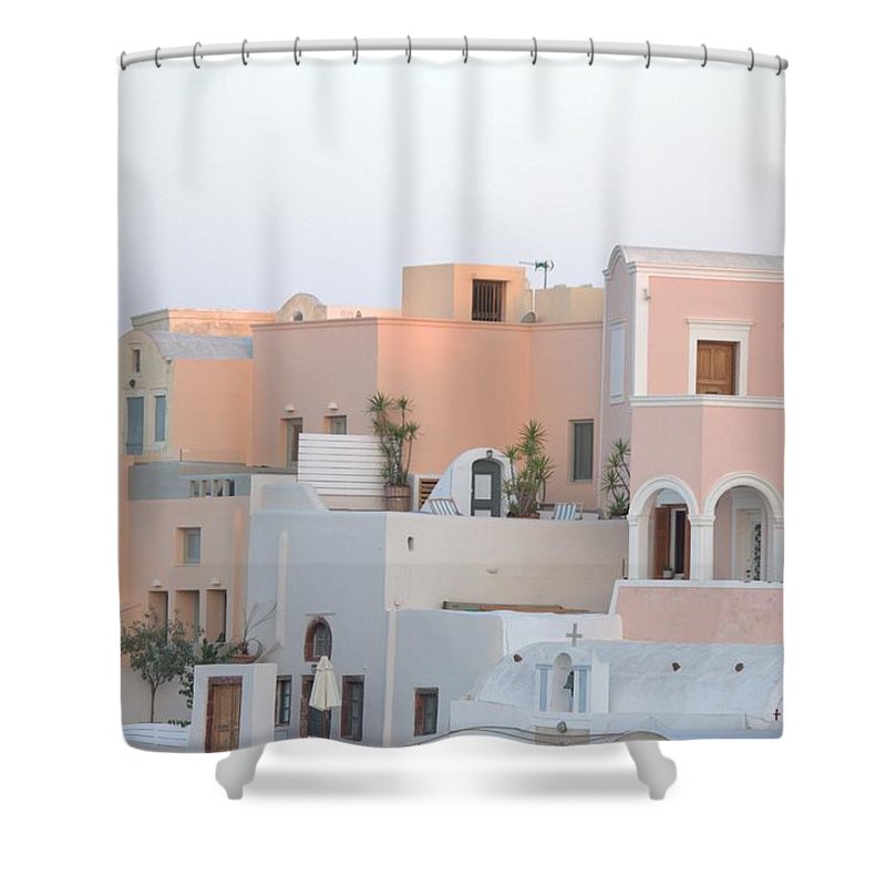 Oia Cityview - Shower Curtain