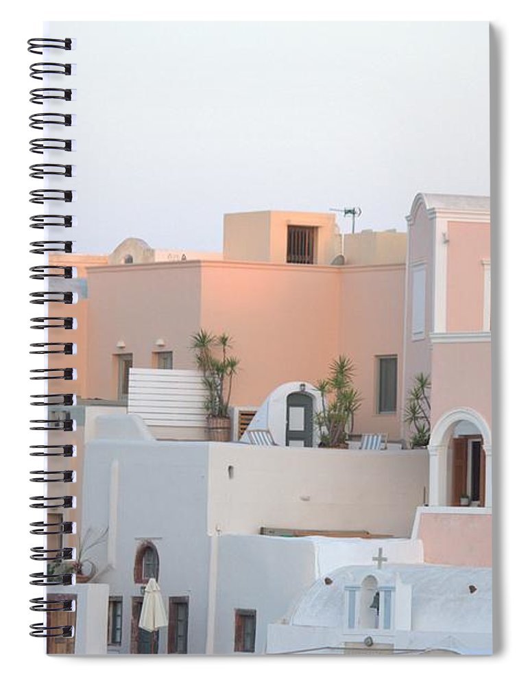 Oia Cityview - Spiral Notebook