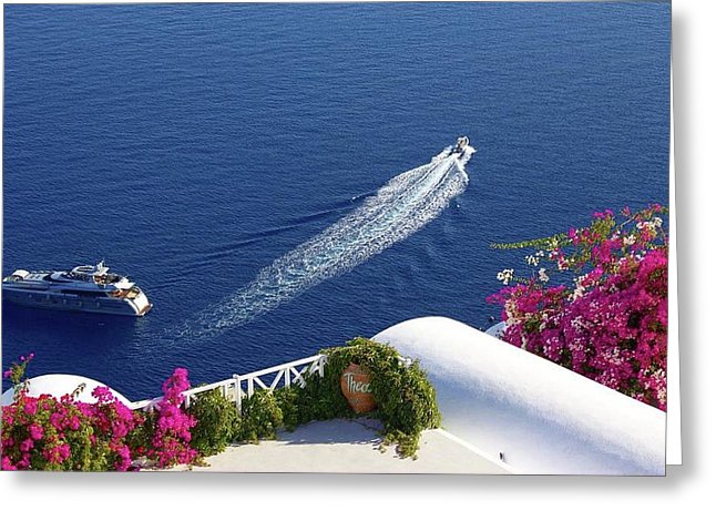 Oia, Santorini  - Greeting Card