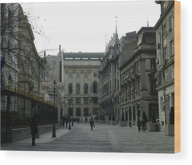 Old Bucharest - Wood Print