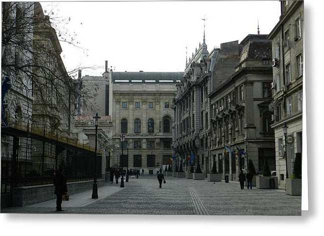Old Bucharest - Greeting Card