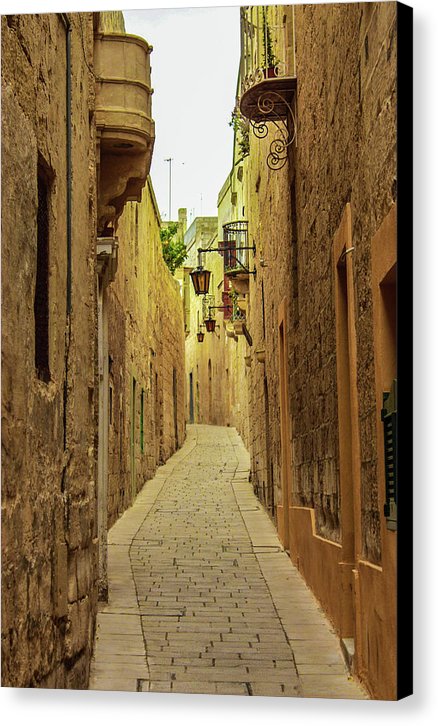 On The Streets Of Malta - Canvas Print