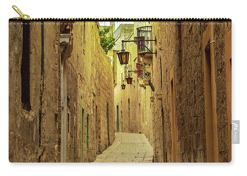 On The Streets Of Malta - Carry-All Pouch