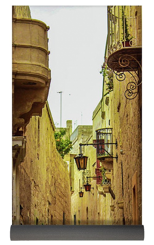 On The Streets Of Malta - Yoga Mat