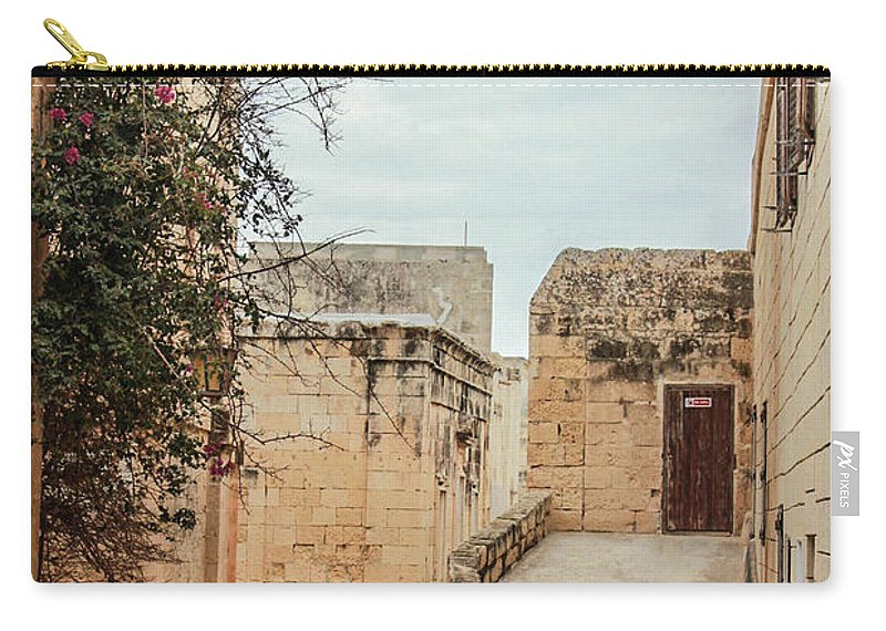 On The Streets Of Mdina Malta - Carry-All Pouch
