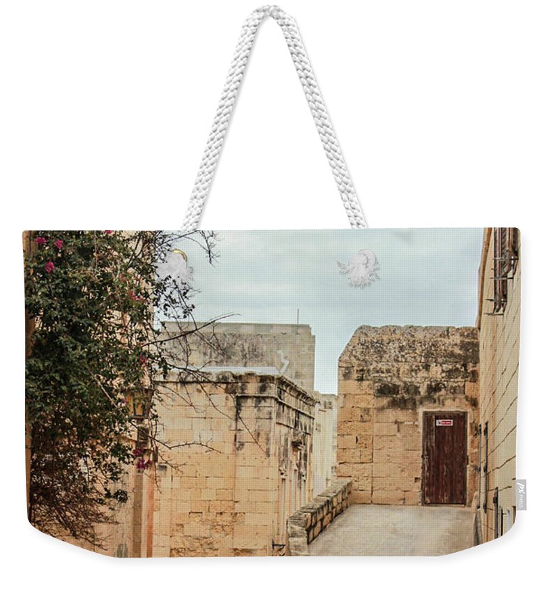 On The Streets Of Mdina Malta - Weekender Tote Bag