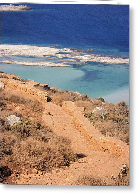 Pathway To The Sea - Greeting Card