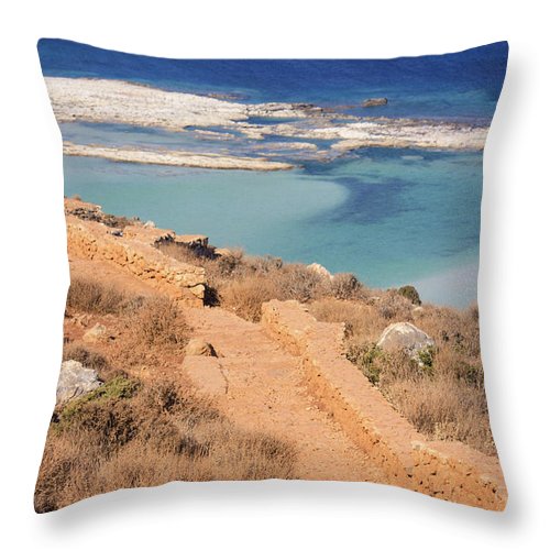 Pathway To The Sea - Throw Pillow