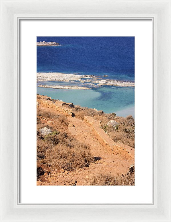 Pathway To The Sea - Framed Print